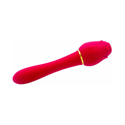 It''s the Bomb Suckle Rose Vibrating & Sucking Massager